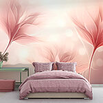 Wall murals Delicate petals in soft hues