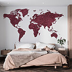 Wall murals Map of the world
