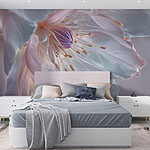 Wall murals Delicate petals in soft hues
