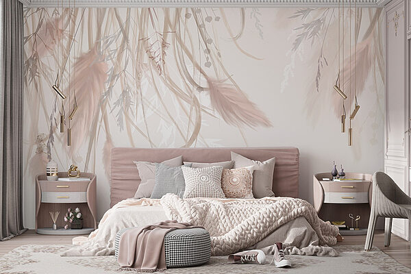 Soft hues of nature's elegance Wall murals Soft hues of nature's elegance