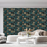 Wall murals Pattern of squares and dots