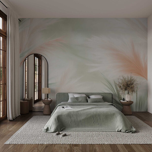 Soft colors and gentle textures blend Wall murals Soft colors and gentle textures blend
