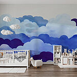 Wall murals Group of clouds in the sky