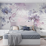 Wall murals Watercolor painting of flowers