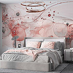 Wall murals Fluid shapes and colors intertwine beautifully.