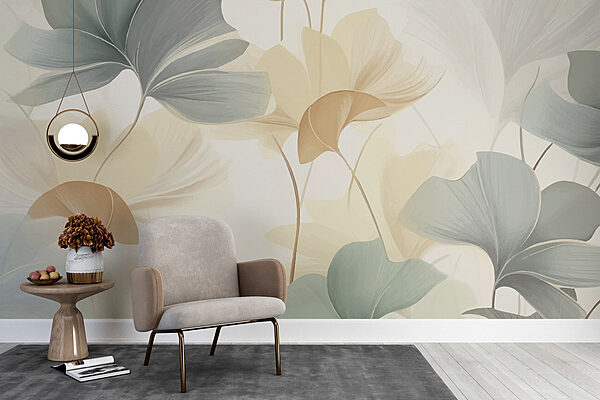 Subtle hues of nature's beauty Wall murals Subtle hues of nature's beauty