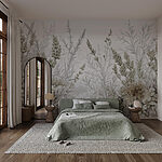 Wall murals Serene botanical arrangement in muted tones