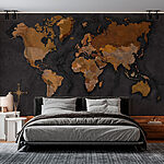 Wall murals Map of the world