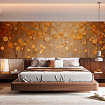 Wall murals Dreamy orbs in an abstract haze