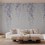 Wall murals Soft leaves in gentle hues