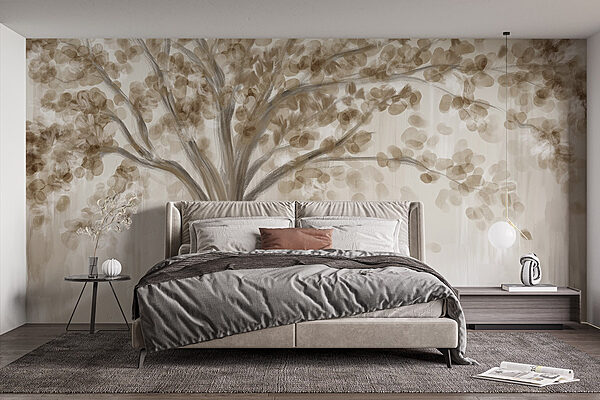 Tree with leaves on it Wall murals Tree with leaves on it