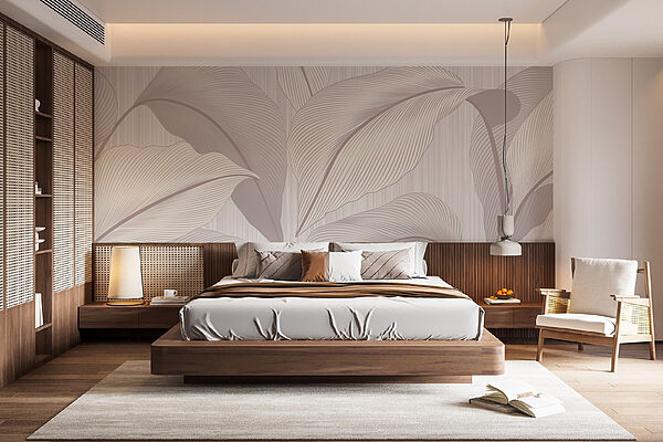 Soft curves of nature's elegance Wall mural Soft curves of nature's elegance