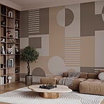 Wall murals Pattern of geometric shapes