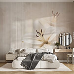 Wall murals Delicate elegance in soft hues