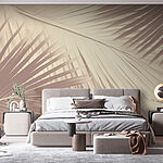 Wall murals Nature's soft texture on display
