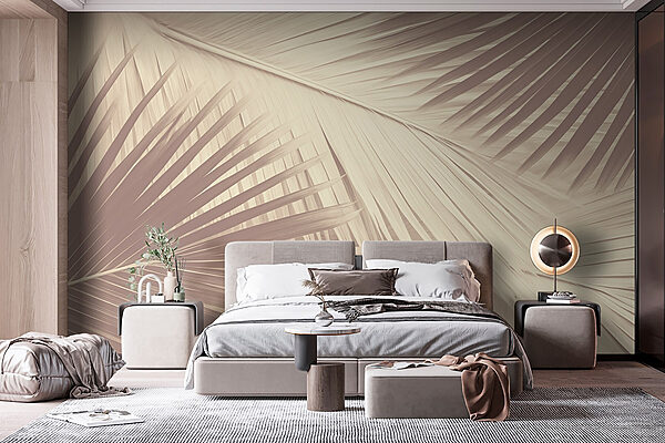 Wall murals Nature's soft texture on display