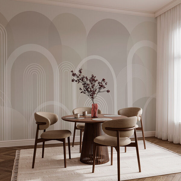Wall mural White and gray background with white lines (SKU: w02935v1) Wall mural Wall mural White and gray background with white lines (SKU: w02935v1)