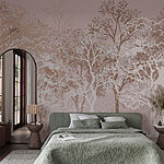 Wall murals Group of trees in a forest