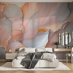 Wall murals Delicate petals in soft hues