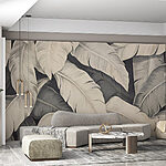 Wall murals Nature's gentle palette of leaves.