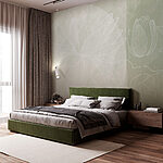 Wall murals Delicate blooms in soft hues