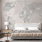 Wall murals Map of the world