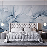 Wall murals Soft petals in calming hues