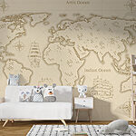 Wall murals Map of the world