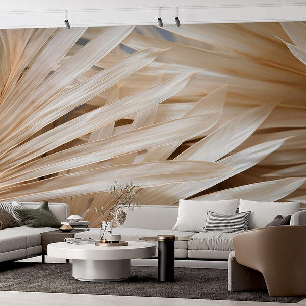 Wall murals Natural elegance of palm leaves