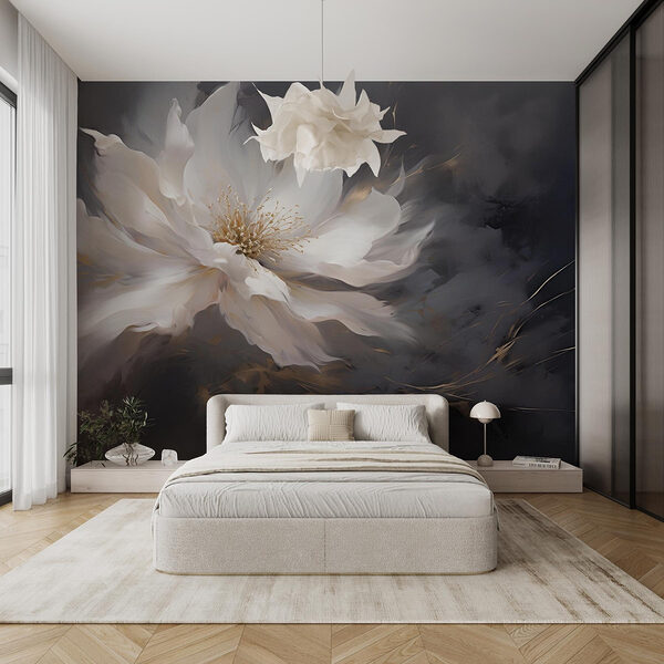 Delicate petals in soft hues Wall murals Delicate petals in soft hues