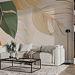 Wall murals Nature's palette of vibrant leaves
