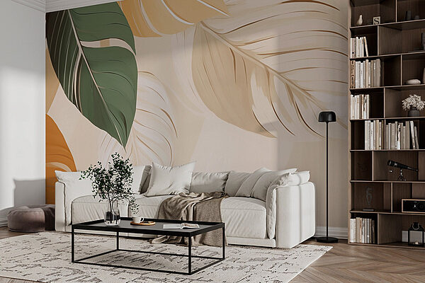 Nature's palette of vibrant leaves Wall murals Nature's palette of vibrant leaves