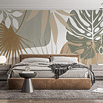 Wall murals Natural hues and tropical vibes.