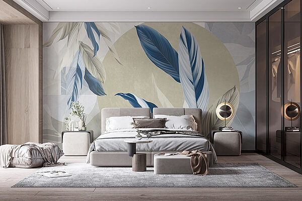 Nature's hues in serene arrangement Wall murals Nature's hues in serene arrangement