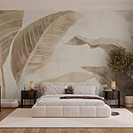 Wall murals Nature's delicate, soft leaf patterns