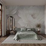 Wall murals Delicate petals in soft hues.