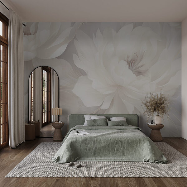 Delicate petals in soft hues Wall murals Delicate petals in soft hues