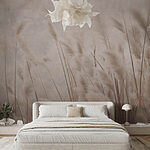 Wall murals Whispers of wind through soft grass