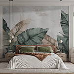 Wall murals Natural hues and textures in harmony