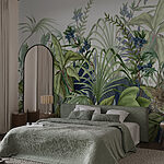 Wall murals Lush greenery creates a tranquil vibe.