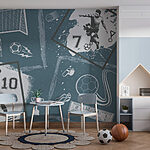 Wall murals Collage of various sports images
