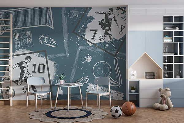 Collage of various sports images Wall murals Collage of various sports images