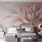 Wall murals Delicate petals in soft hues