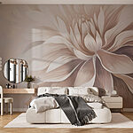 Wall murals Delicate petals in soft hues
