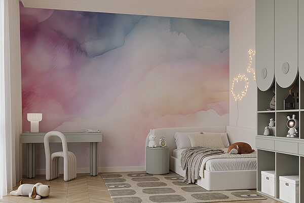 Soft hues blend in gentle harmony Wall murals Soft hues blend in gentle harmony