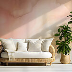 Wall murals Gentle hues blend in calming waves