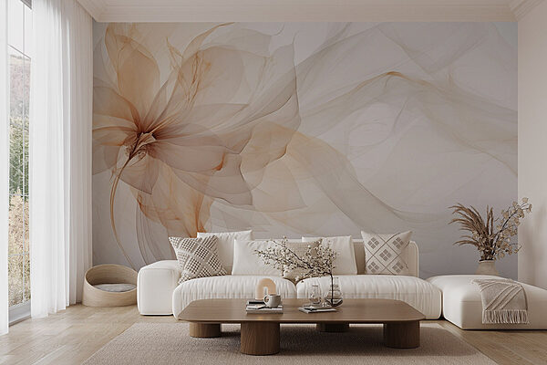 Delicate hues in soft textures Wall murals Delicate hues in soft textures