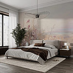 Wall murals Painting of flowers in a field
