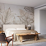 Wall murals Natural elegance in soft hues.