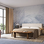 Wall murals Serene nature-inspired abstract design.